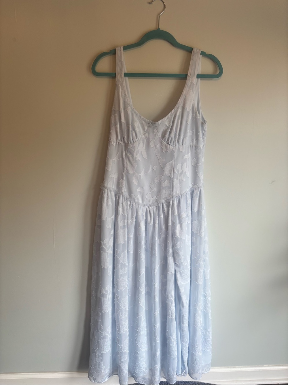 wild fable Light Blue Lace Maxi Dress
